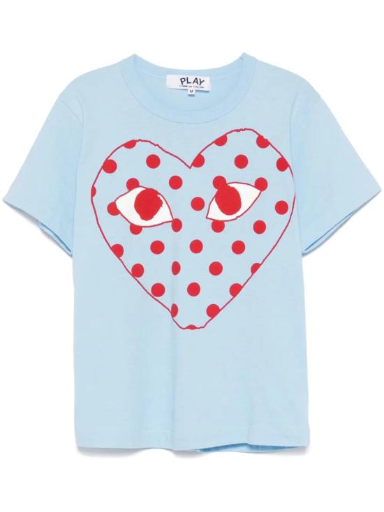  꼼데가르송 반팔 티셔츠 AXT276051 blue