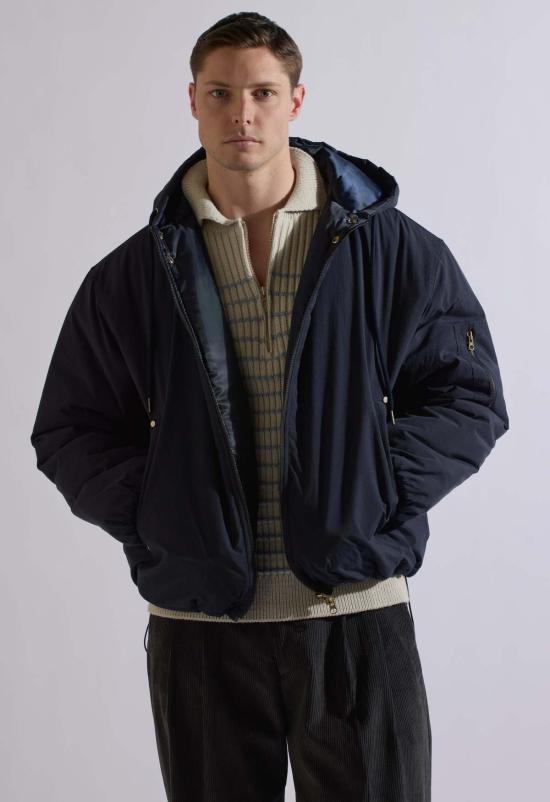  더 엔케이씨 스토어 자켓 Nkc Store Azure 퍼퍼 코트 네이비