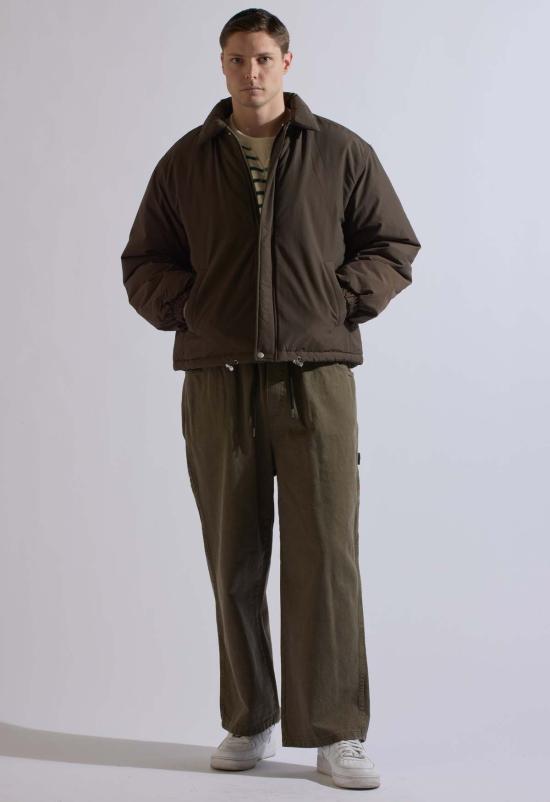  더 엔케이씨 스토어 숏패딩 Nkc 스토어 올리브 퍼퍼 재킷 브라운 - The NKC Store