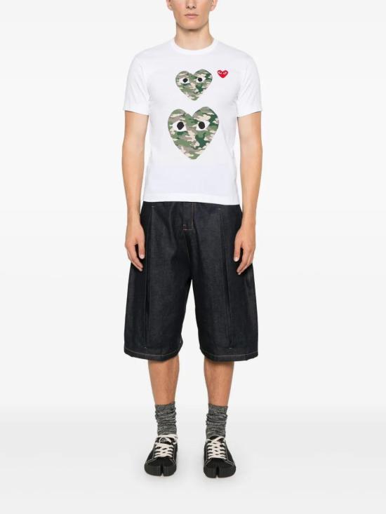  꼼데가르송 반팔 티셔츠 AXT246051 white - COMME DES GARCONS