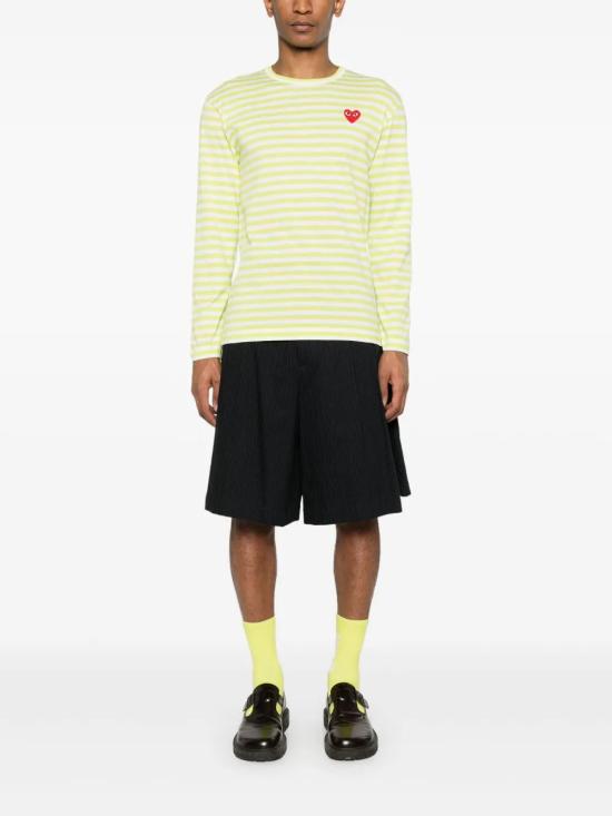  꼼데가르송 긴팔 티셔츠 AXT278051 green - COMME DES GARCONS