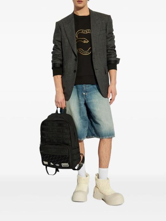  겐조 긴팔 티셔츠 FF55SW2494MF black - KENZO