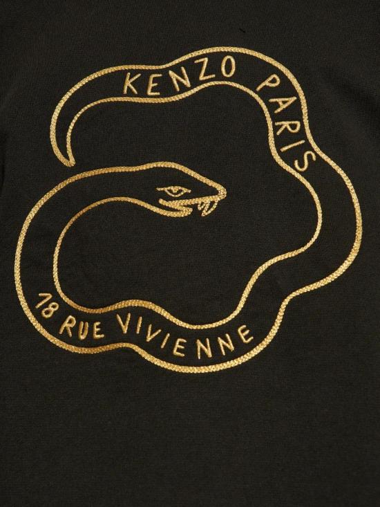  겐조 긴팔 티셔츠 FF55SW2494MF black - KENZO