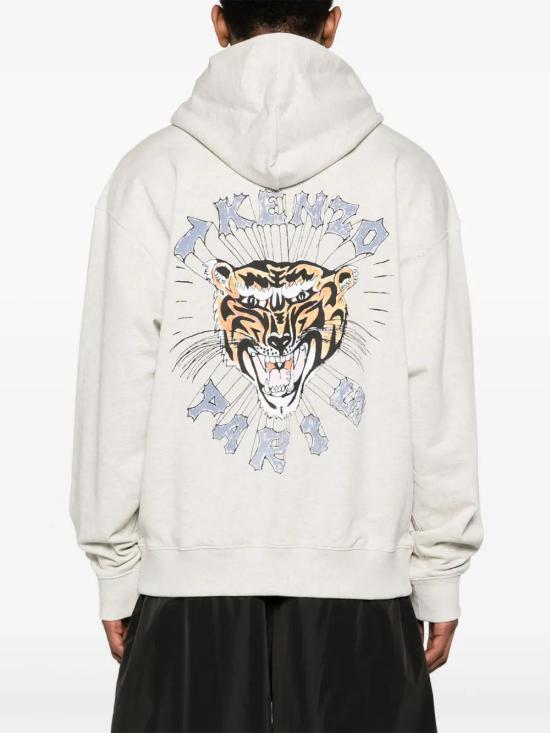  겐조 후드 티셔츠 FE55SW1764MF grey - KENZO