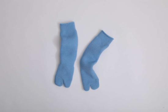  Nodal 양말 노달 브러시드 파일 타비  라이트 블루 - OTHER BRANDS