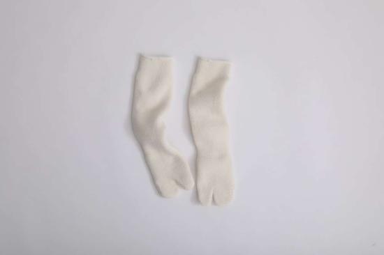  Nodal 양말 노달 브러시드 파일 타비  오프 화이트 - OTHER BRANDS