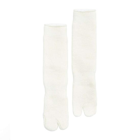  Nodal 양말 노달 브러시드 파일 타비  오프 화이트