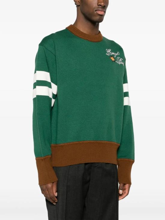  겐조 스웨터 FD65PU4133BJ dark green - KENZO
