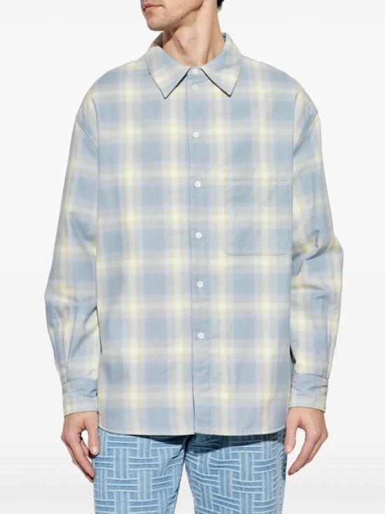  겐조 긴팔 셔츠 FF58CH5259SB blue - KENZO