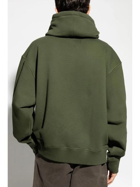  겐조 후드 티셔츠 FE65SW1984MV olive green - KENZO