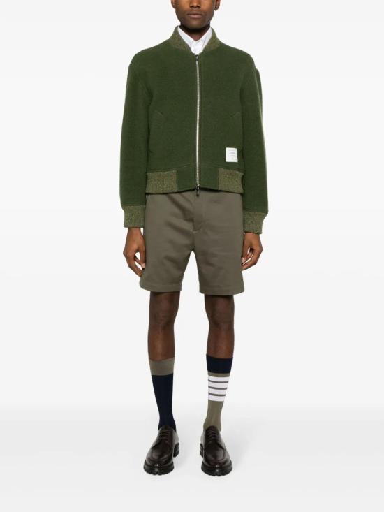  톰브라운 봄버 자켓 MJT395AJ0100 dark green - THOM BROWNE