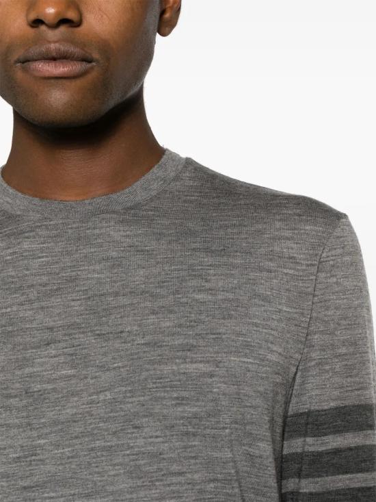  톰브라운 긴팔 티셔츠 MJS261AJ0149 grey - THOM BROWNE