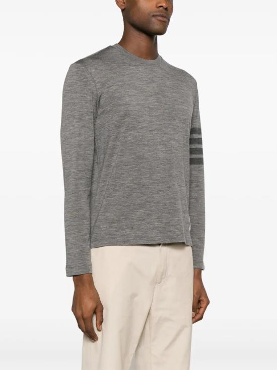  톰브라운 긴팔 티셔츠 MJS261AJ0149 grey - THOM BROWNE