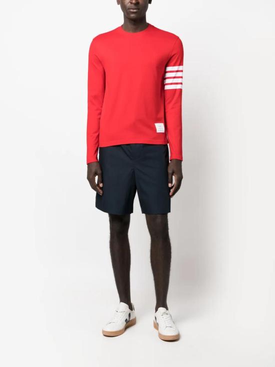  톰브라운 긴팔 티셔츠 MJS169B07862 red - THOM BROWNE