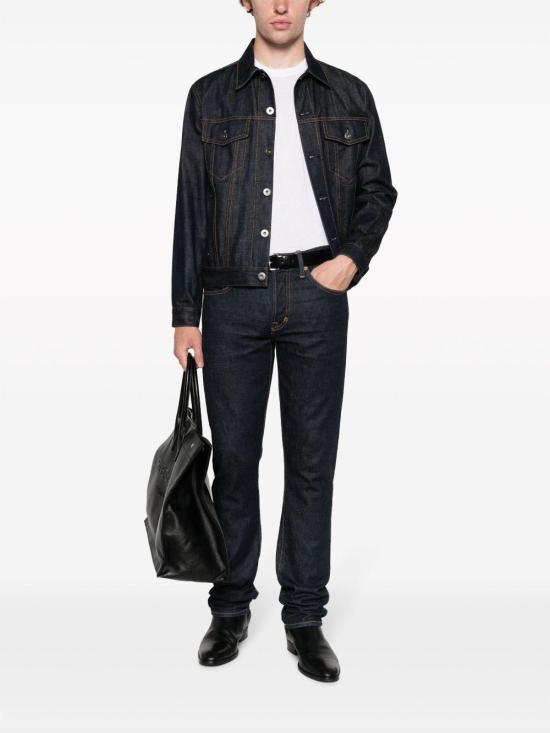 25FW 톰포드 반팔 티셔츠 JCS004JMT002S23 AW002 WHITE - TOMFORD