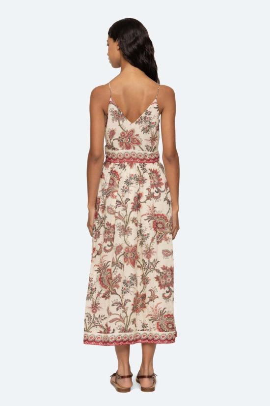  씨뉴욕 롱 원피스 Sea Ny Cassandra 프린트 슬립 드레스 - SEA NY