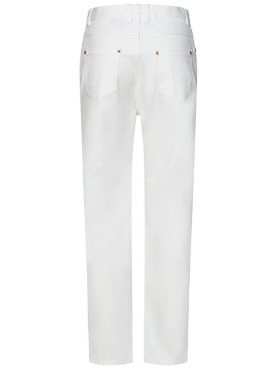 25SS 발망 데님 팬츠 CF1MG007DB690FA WHITE - BALMAIN