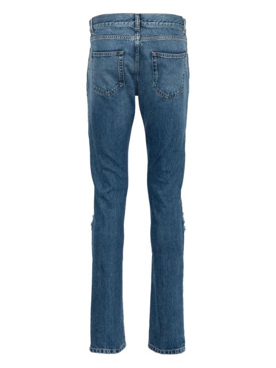  생로랑 데님 팬츠 460318N723C indigo - SAINT LAURENT