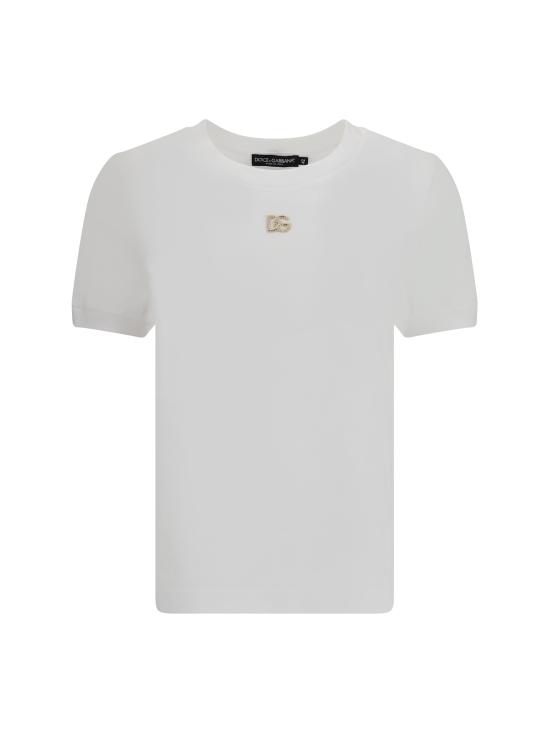 25SS 돌체앤가바나 반팔 티셔츠 F8N08ZGDCWQ W0800 WHITE