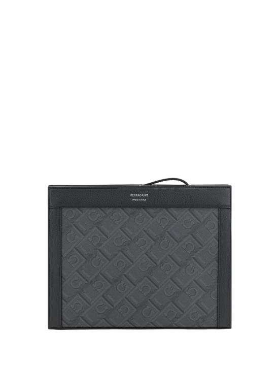 26SS 살바토레 페라가모 클러치/파우치 779696 002 BLACK