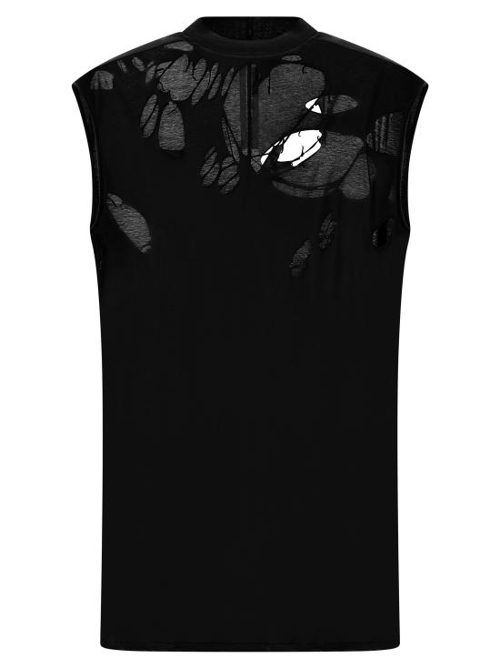 25SS 다크쉐도우 민소매 티셔츠 DU01E3158BHDSD09 Black