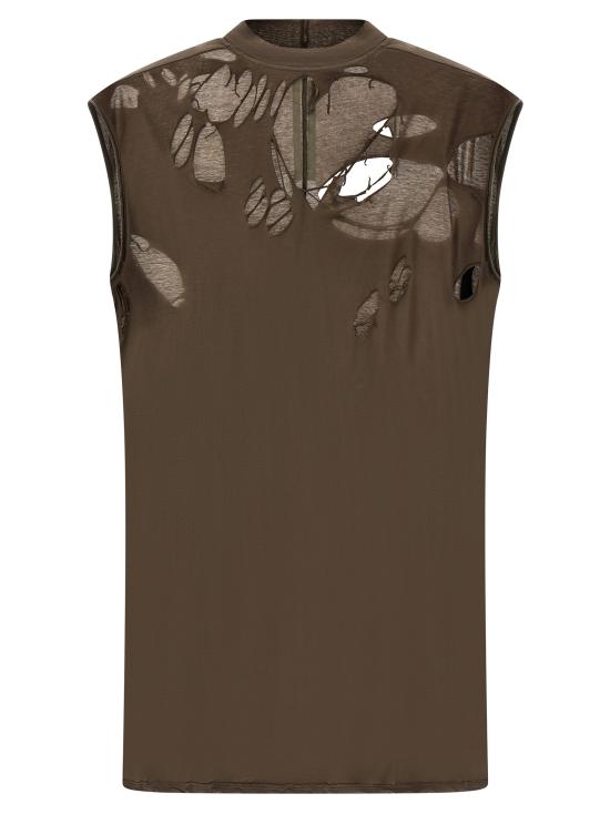 25SS 다크쉐도우 민소매 티셔츠 DU01E3158BHDSD34 Gray