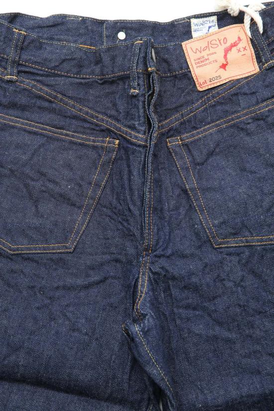  오어슬로우 데님 숏팬츠 Orslow "Wol Sro" 백워드 데님 숏 팬츠 원 워시 - ORSLOW