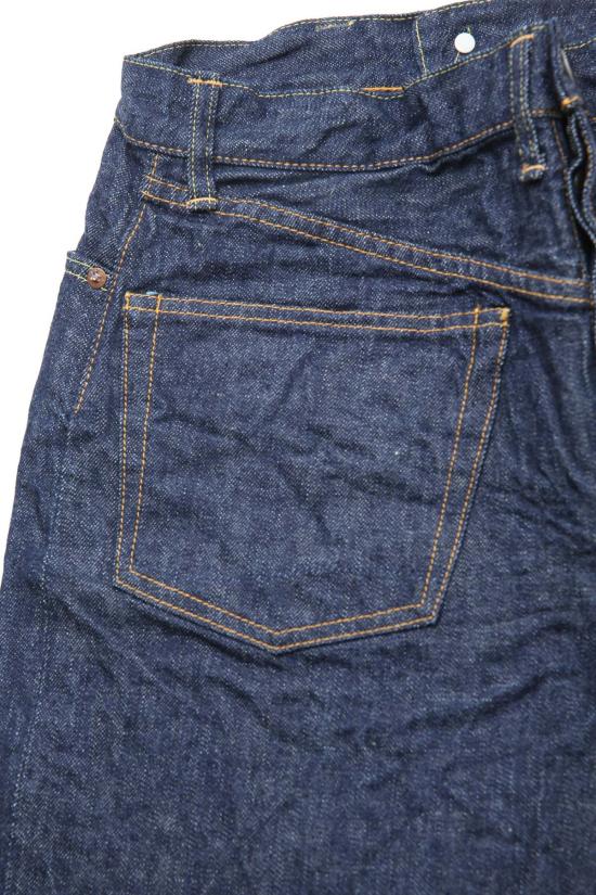  오어슬로우 데님 숏팬츠 Orslow "Wol Sro" 백워드 데님 숏 팬츠 원 워시 - ORSLOW