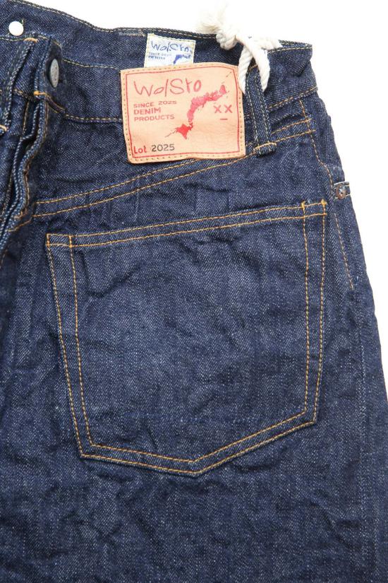  오어슬로우 데님 숏팬츠 Orslow "Wol Sro" 백워드 데님 숏 팬츠 원 워시 - ORSLOW