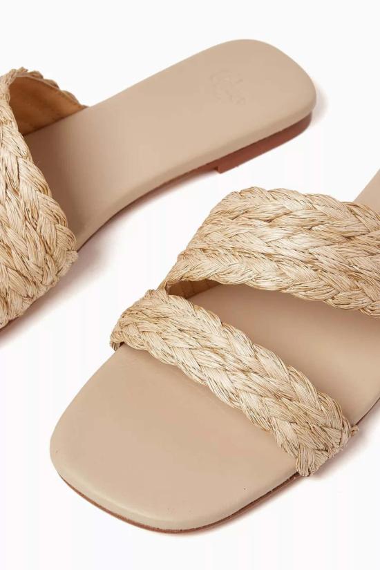  까스따네르 뮬/슬리퍼 카스타네르 파즈 플랫 베이지 - CASTANER