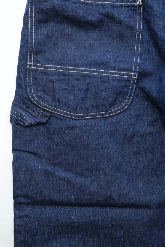  오어슬로우 데님 팬츠 Orslow "Wol Sro" 백워드 와이드핏 페인터 팬츠 원워시 - ORSLOW