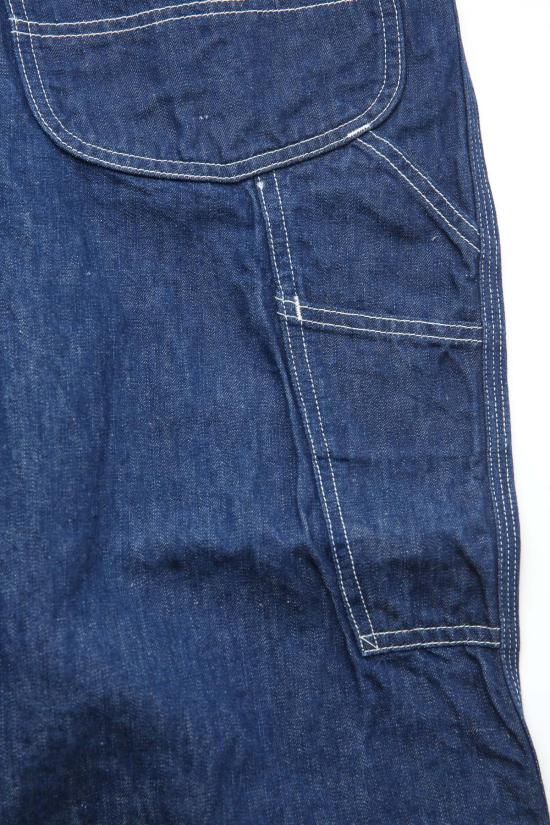  오어슬로우 데님 팬츠 Orslow "Wol Sro" 백워드 와이드핏 페인터 팬츠 원워시 - ORSLOW