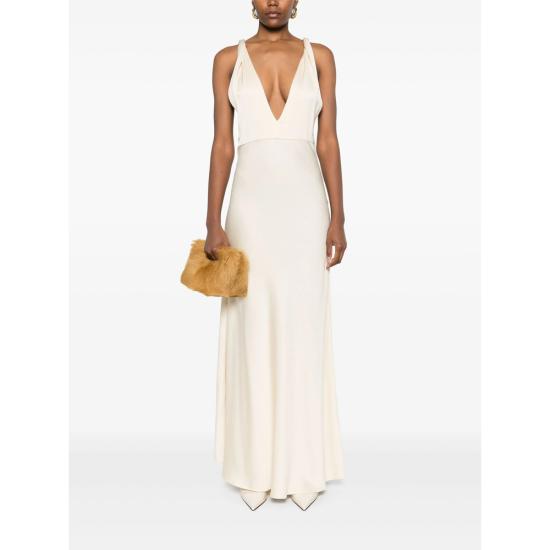 25SS 아르마리움 롱 원피스 D024V002 LIVIA 012 YELLOW - ARMARIUM