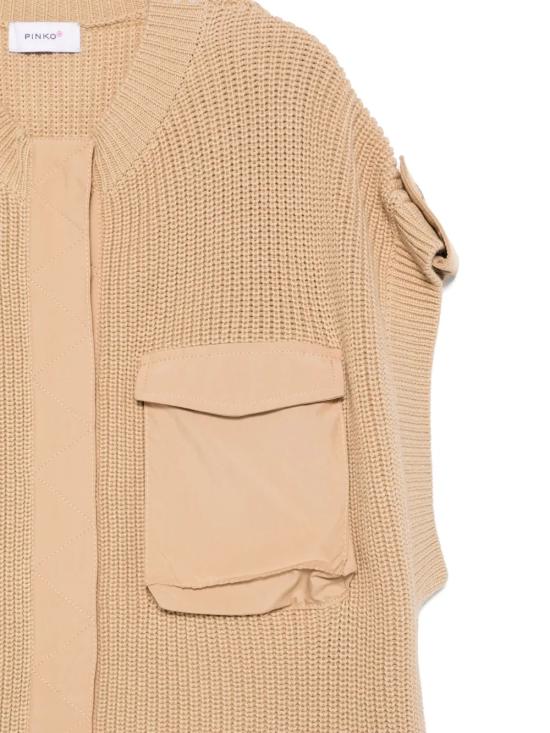 25SS [주니어] 핑코 자켓/베스트 KFMA002 FL065 0062 Beige - PINKO