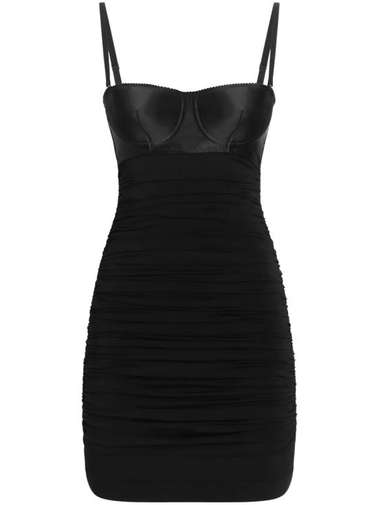 25SS 돌체앤가바나 숏 원피스 F6JSVTFUIAU N0000 NERO