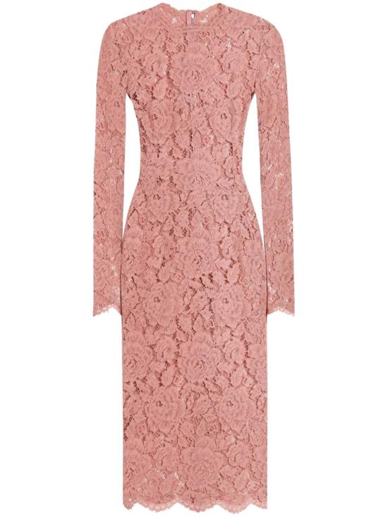 25SS 돌체앤가바나 원피스 F6M0DTHLM7L F0473 ROSA POLVERE SCURO