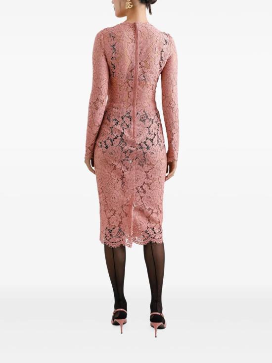 25SS 돌체앤가바나 원피스 F6M0DTHLM7L F0473 ROSA POLVERE SCURO - DOLCE & GABBANA