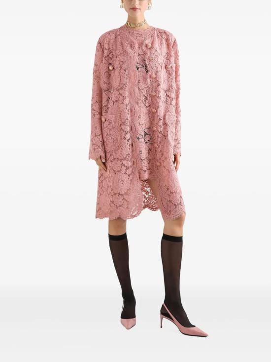 25SS 돌체앤가바나 원피스 F6ATYTHLM7L F0473 ROSA POLVERE SCURO - DOLCE & GABBANA