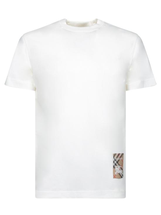  버버리 반팔 티셔츠 8102254 B7078 White