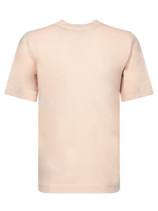 25SS 버버리 로고 프린팅 코튼 반팔 티셔츠 8102402 C1789 Beige - BURBERRY