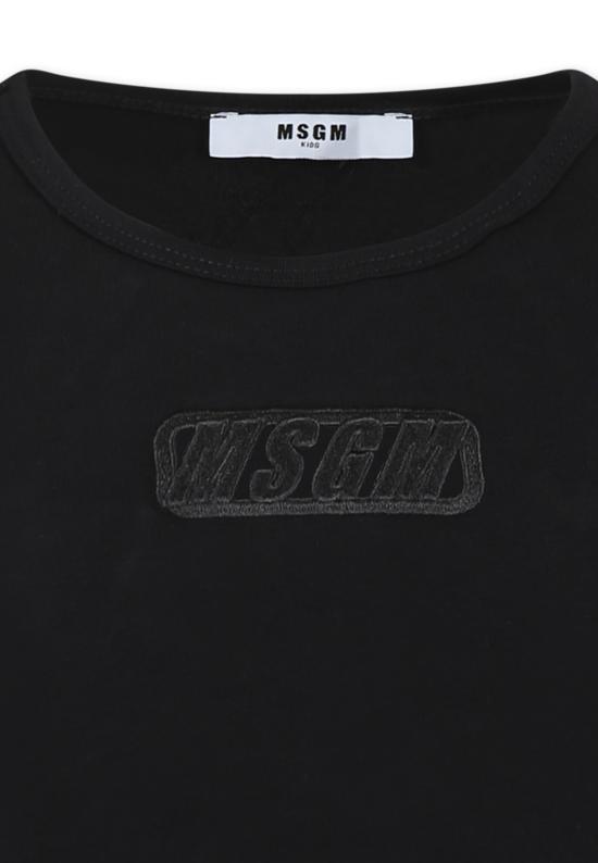 25SS [키즈] 엠에스지엠 티셔츠 S5MSJGTH081 110 BLACK - MSGM
