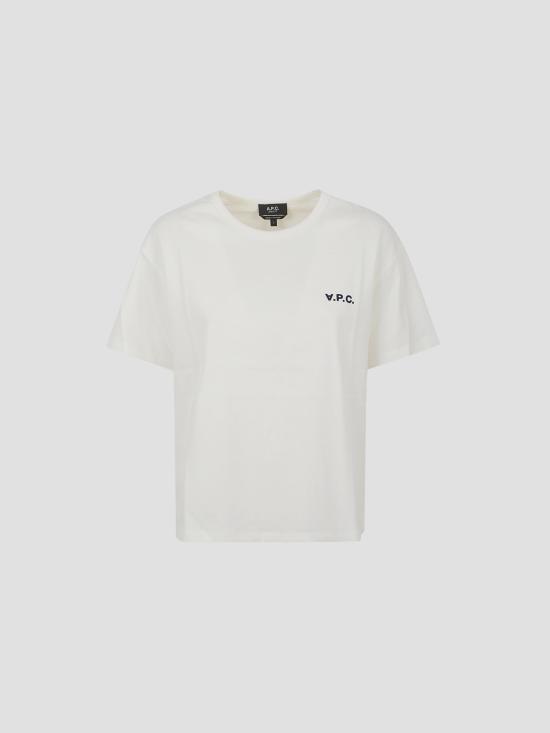  아페쎄 반팔 티셔츠 COHBQF26390 TAE WHITE DARK NAVY