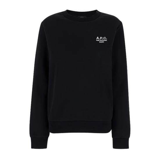  아페쎄 긴팔 티셔츠 COHBVM27913 TZC BLACK WHITE