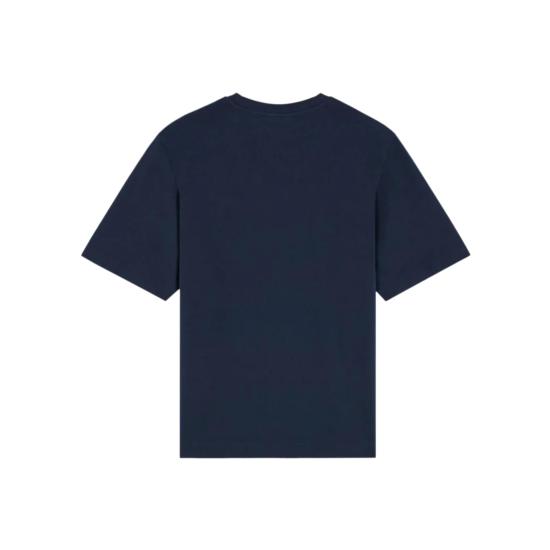  메종키츠네 볼드 폭스 헤드 패치 오버사이즈 티셔츠 LM00107KJ0119 P492 DEEP NAVY - MAISON KITSUNE