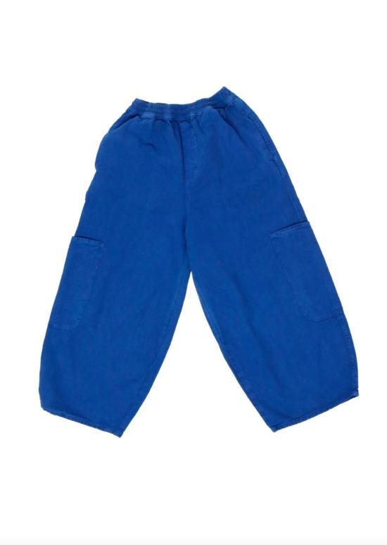  밀스 크롭 팬츠 식사 셰프 팬트 블루베리 - MEALS