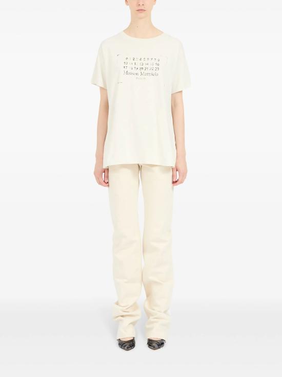 25SS 마르지엘라 반팔 티셔츠 S51GC0534S24575 103 White - MAISON MARGIELA