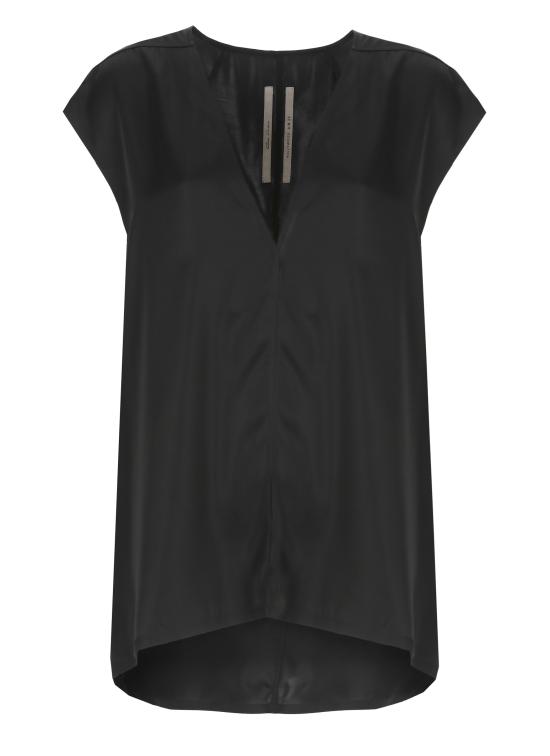 25SS 릭 오웬스 반팔 티셔츠 RP01E7118 SCH09 Black