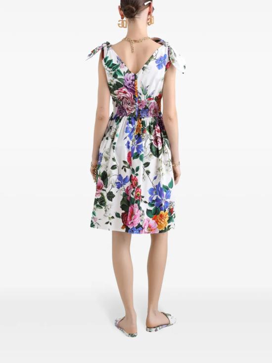 25SS 돌체앤가바나 미디 원피스 F6I0ATHS5S6 HA5KT MIX FIORI CRETONNE - DOLCE & GABBANA