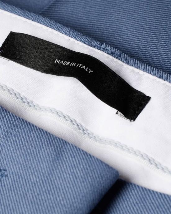 25SS 폴 스미스 스트레이트 팬츠 W1R 264T N00001 43A Dusty Blue - PAUL SMITH