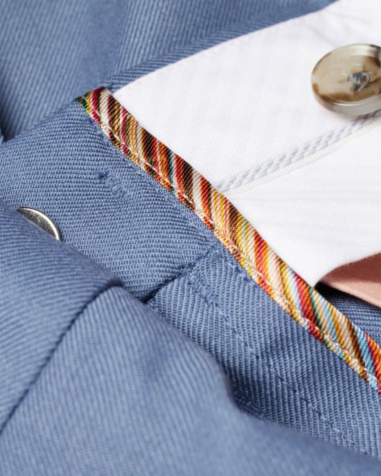 25SS 폴 스미스 스트레이트 팬츠 W1R 264T N00001 43A Dusty Blue - PAUL SMITH